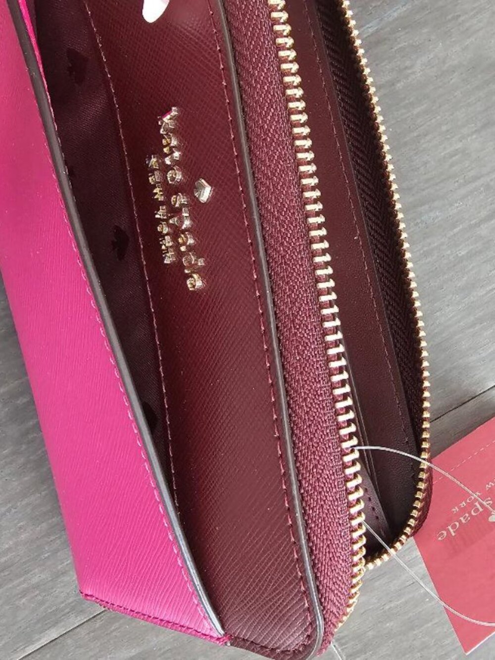 Kate Spade- Large zip Wallet NWT - Picture 7 of 8